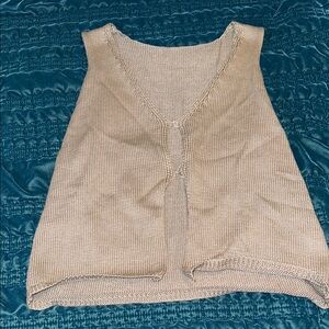 Knit sweater vest